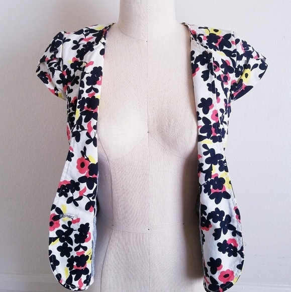 Anthropologie | Elevenses Floral Short‎ Bla… - Picture 3 of 8